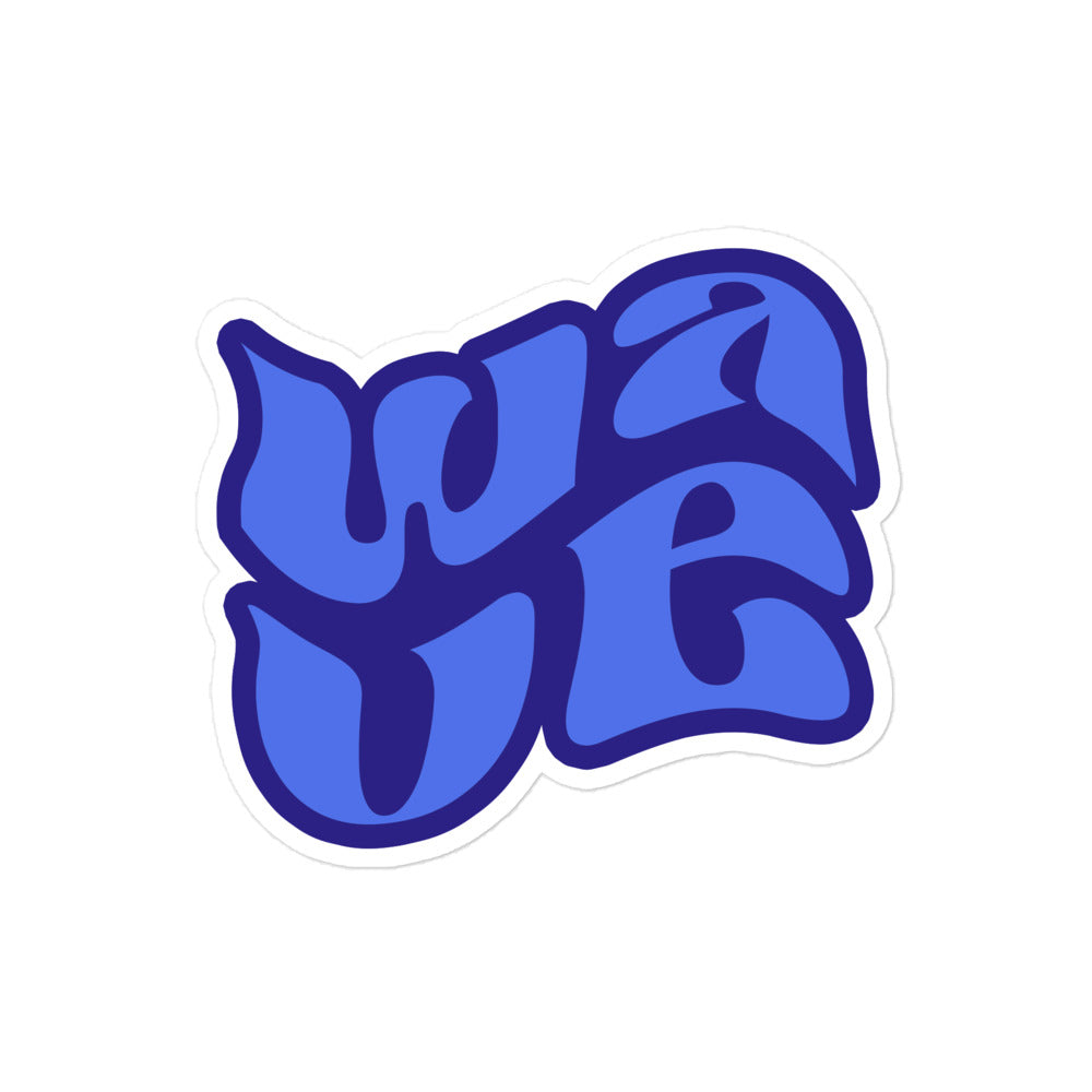 "WAVE" Bubble-free Sticker