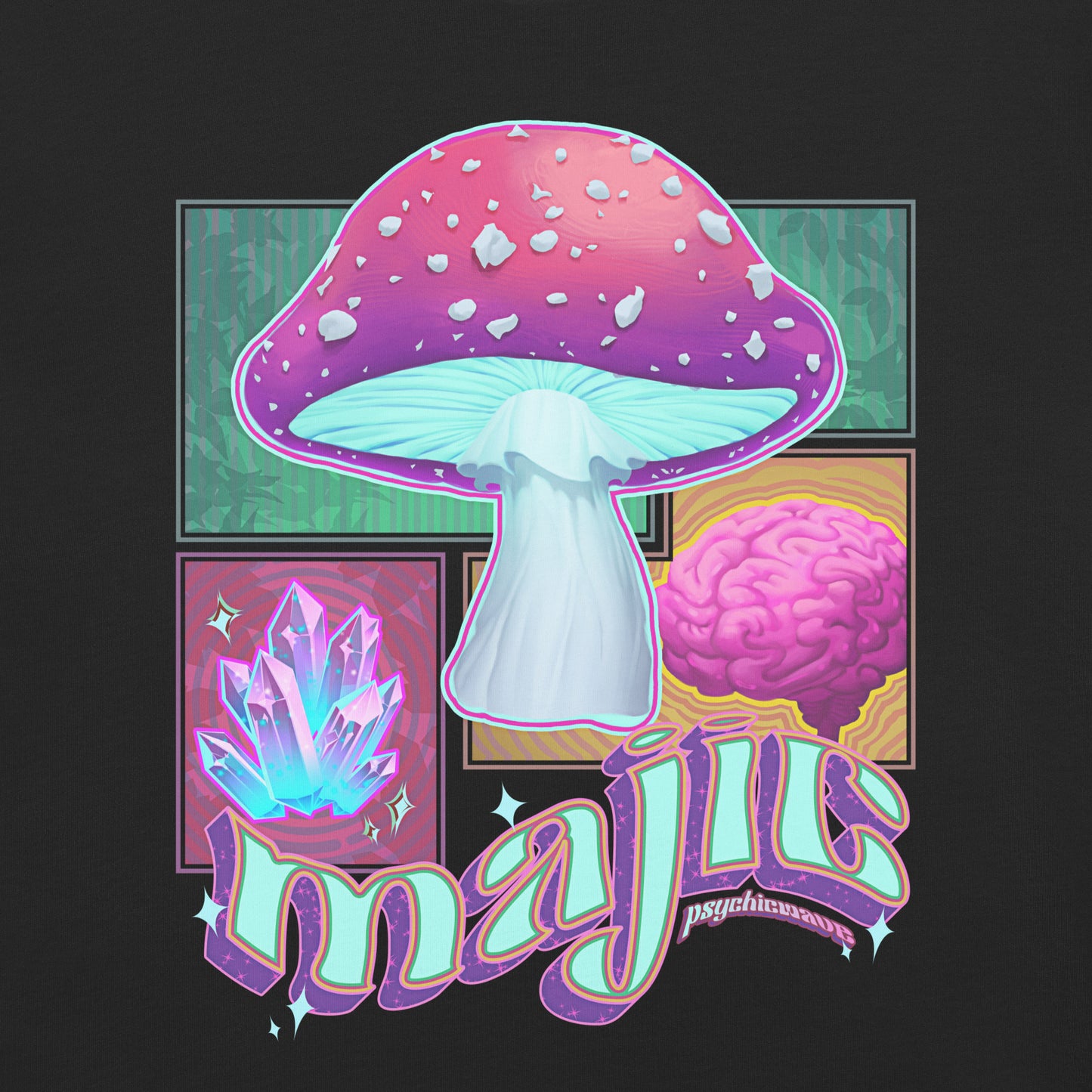 "MAJIC" Heavyweight T-Shirt (BACKPRINT)