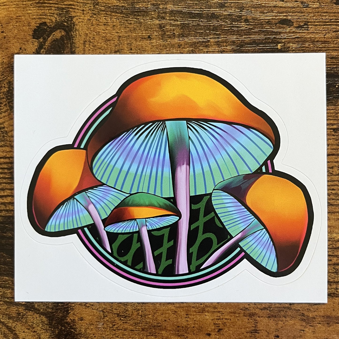 "Glowing Mushrooms" Bubble-free Sticker