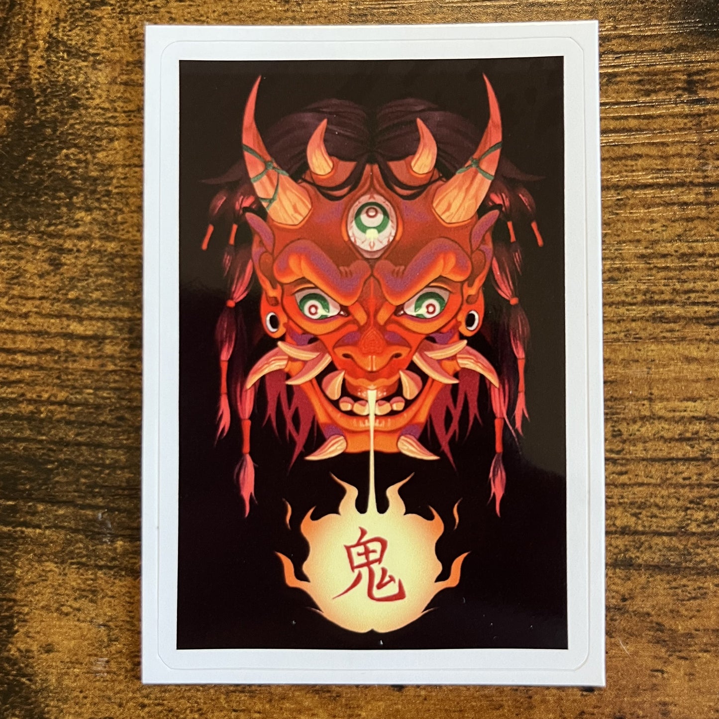 "ONI FIRE" Bubble-free Sticker