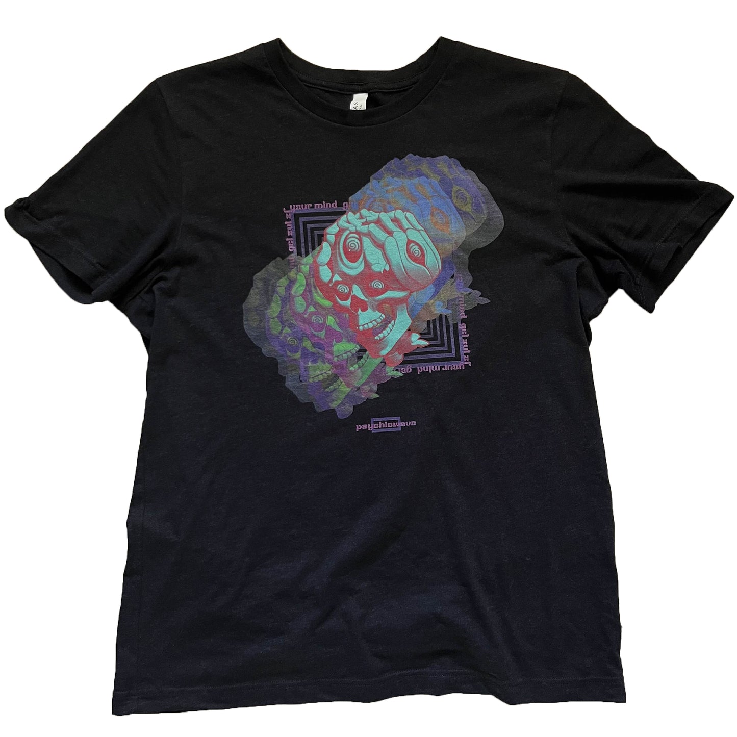"Get Out Of Your Mind" Unisex T-Shirt (Heather Black)