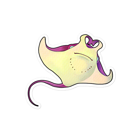 "Mana The Manta" Bubble-free Sticker