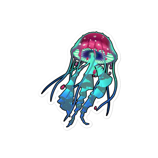 "Lucy The Jelly" Bubble-free Sticker