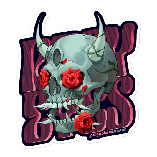 "Rosy Eyes" Bubble-free Sticker