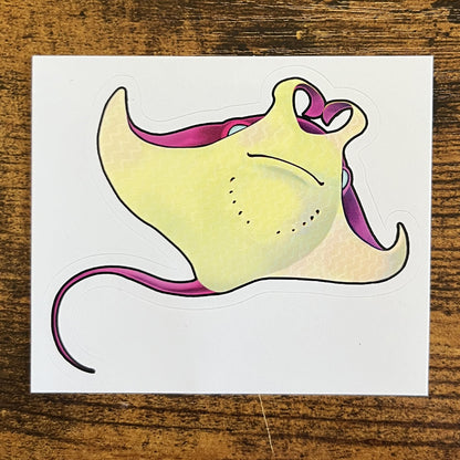"Mana The Manta" Bubble-free Sticker