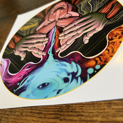 "Open Your Mind" Bubble-free Sticker